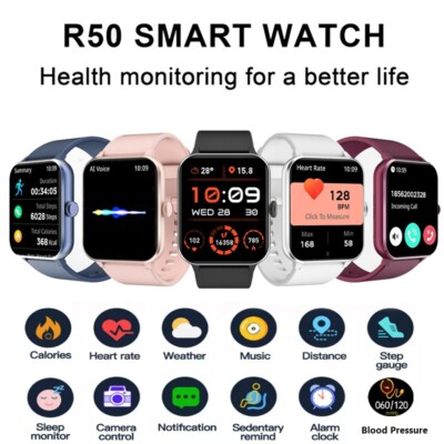 Blackview Smartwatch Damen Herren Mit Bluetooth Anrufe Fitnessuhr Für Android