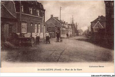 CAR-AAAP7-59-0506 - BOESCHEPE - Rue de la Gare