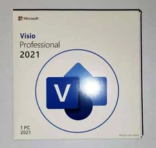 Microsoft Visio 2021 Professional - Retail Box - New - DVD & key