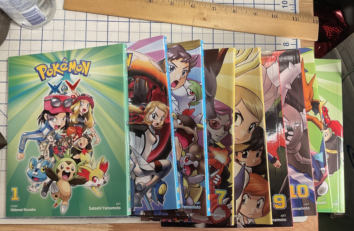 LOT Of 9 Pokemon X Y English Manga Graphic NovelsNEW | eBay