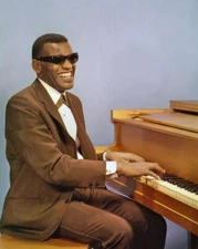 Legend Singer RAY CHARLES Glossy 8x10 Photo Blues Artist Print Pianist Poster