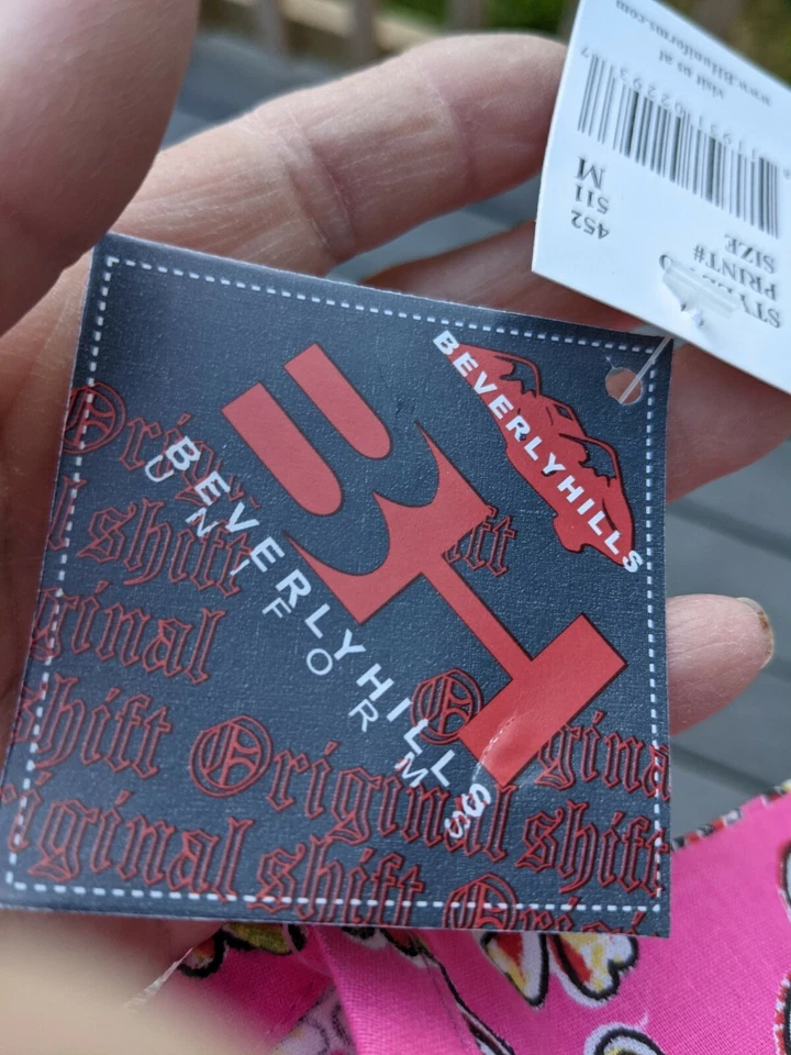 Blusa Médica Beverly Hill Uniforme Mediana Enfermería Rosa Cachemira Cuello en V Cómoda Foto 4 de 4