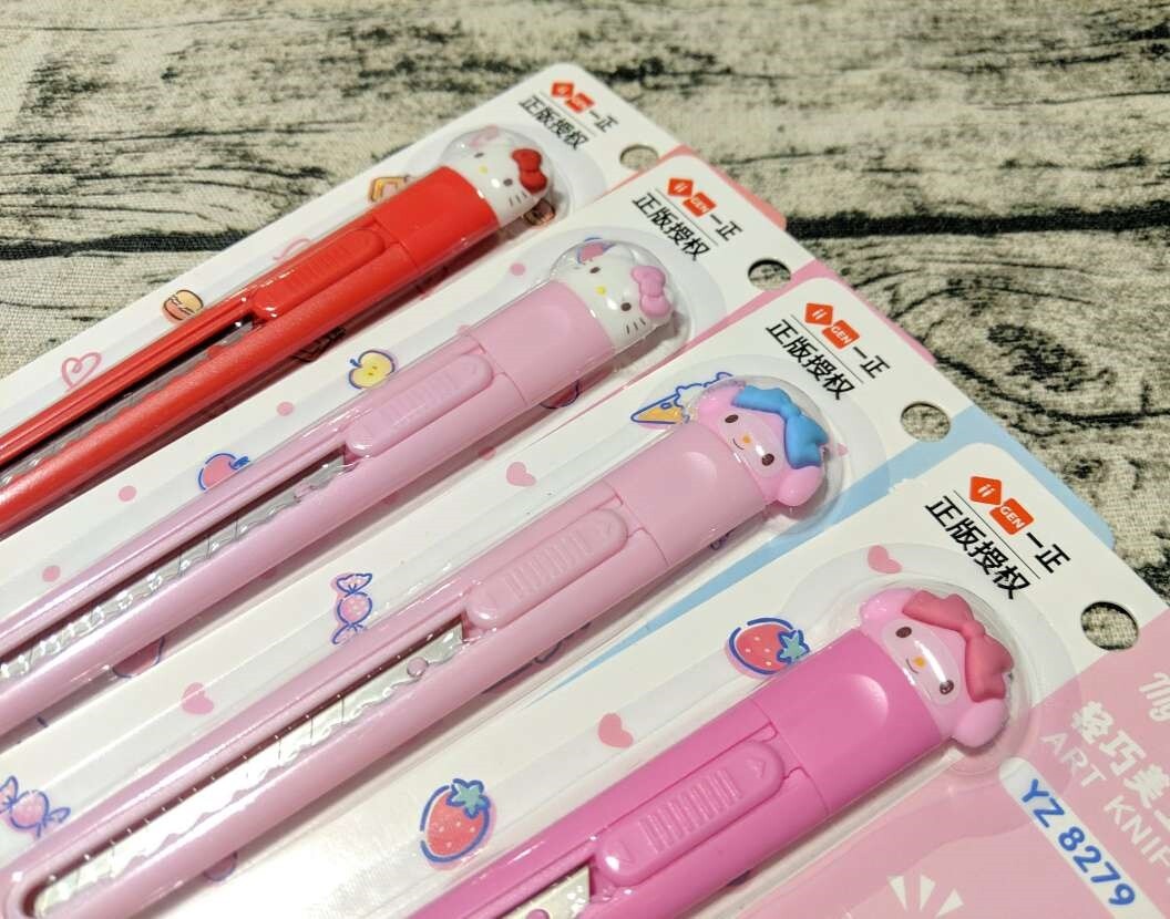 maimero　0808 My Melody Hello Kitty Stanley Box Cutter Stainless Steel Smooth