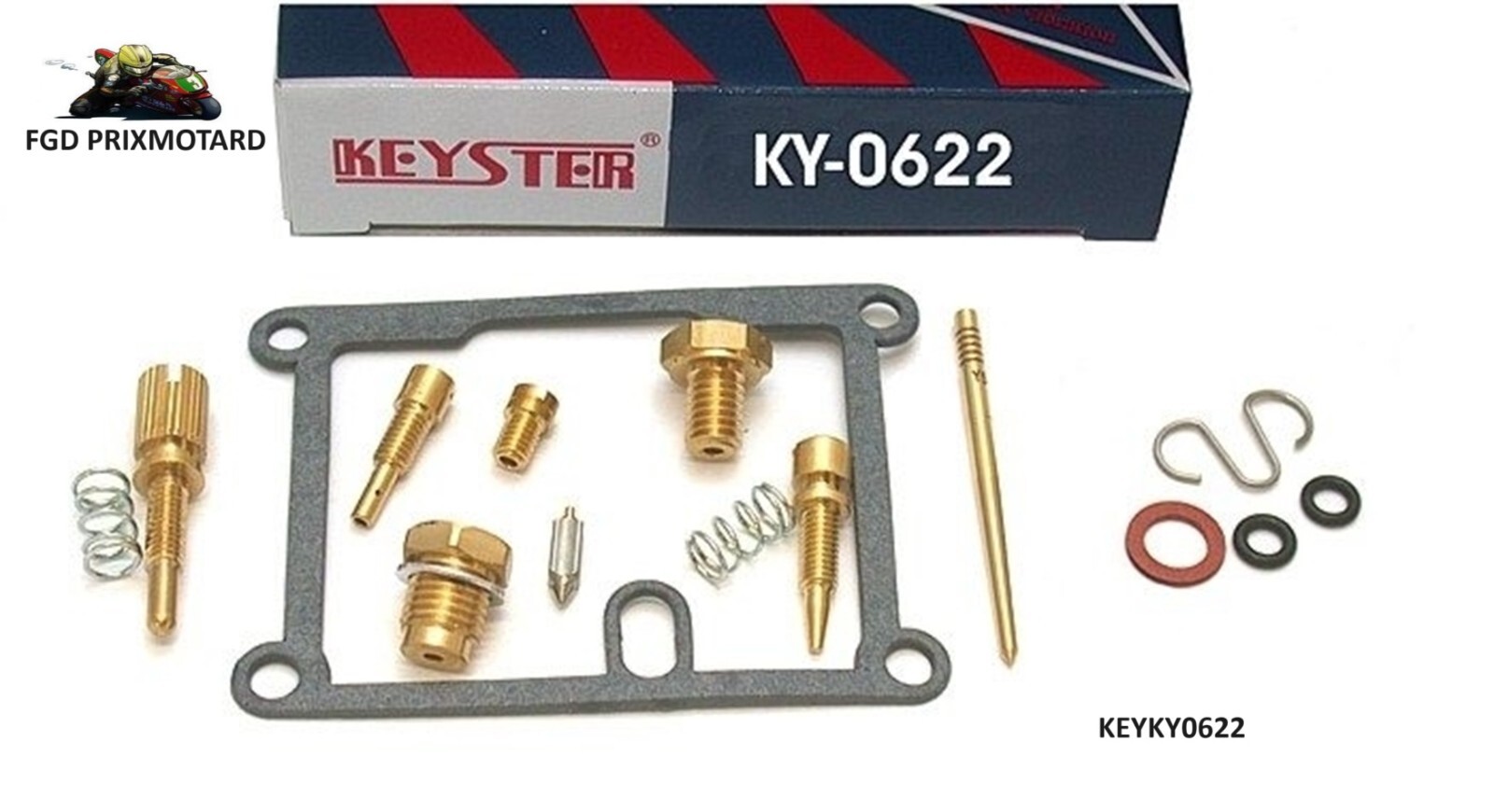 Kit réparation carburateur Keyster KY-0622 pour Yamaha RD 200 DX 1976-1981