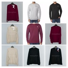 Champion Men  s French Terry Sweatshirt Pullover in Red , Black , Grey