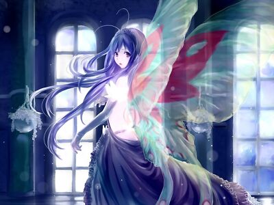 Anime accel world girls kuroyukihime detached sleeves Playmat Gaming