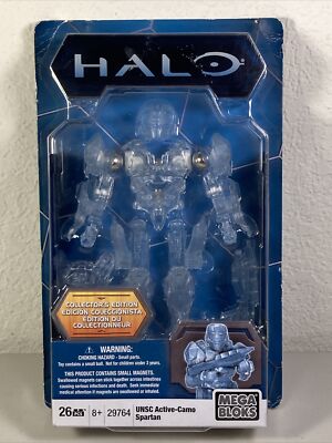 Halo Mega Bloks  UNSC Active-Camo Spartan Figure #29764   26 pcs