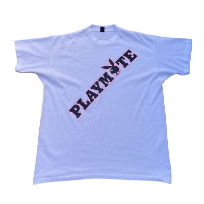 Vintage 80s Playboy Magazine Playmate T Shirt Rare Glow In The 