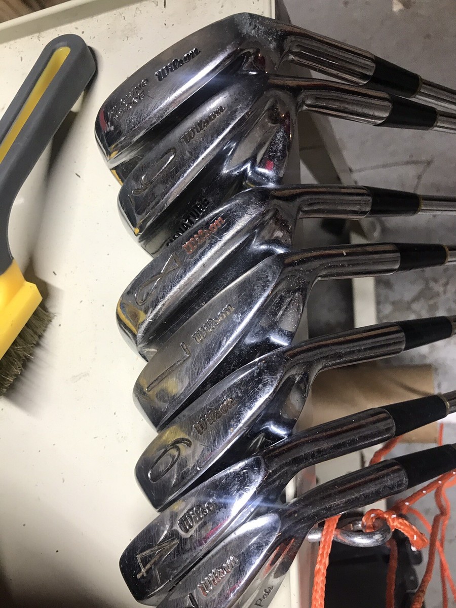 WILSON SIGNATURE JERRY PATE IRONS & WOODS 3,4 6-PW Driver And 3 