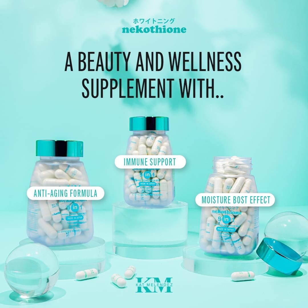 kath melendez glutathione Nekothione 9 IN 1 By Melendez, 240 Capsules/ 4 Bottles Available Options:10 mL Cool Deals: Myers' Cocktail ShoppingBoxStudio