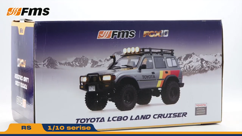 FMS 1/10 FCX10 RC Crawler Land Cruiser LC80 Toyota Licensed 4WD RC Rock Truck - Video 1 of 1