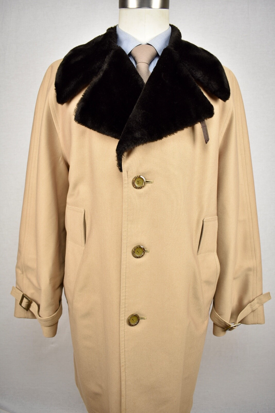 Harbor Master Solid Light Brown 100% Polyester Th… - image 1