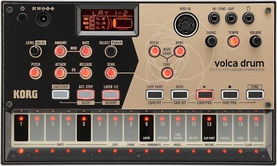 Korg Volca Drum Digital Percussion Synthesizer