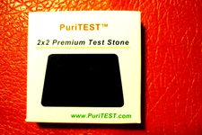 NEW SMALL PuriTEST 2"x2" PREMIUM TESTING STONE ONLY travel size, fits kit NIB