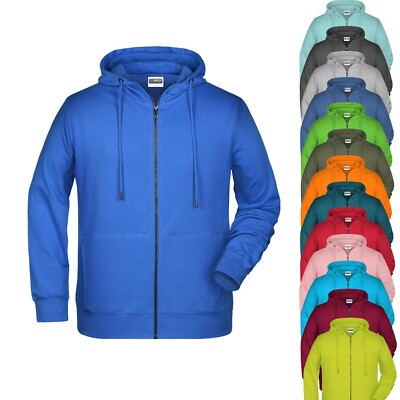Herren Sweatshirtjacke Zoodie Sweatjacke Zip Hoodie Sweat Jacke Übergröße S-5XL 