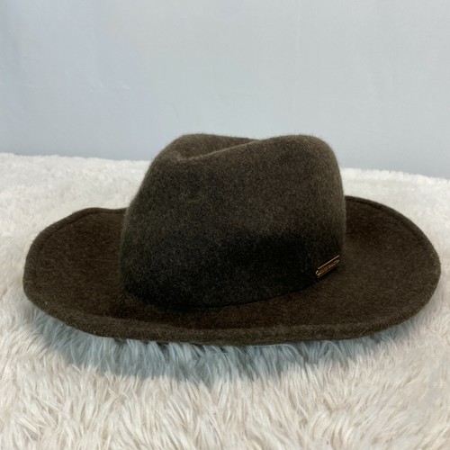 Vince Camuto Dark Green Crushable Wool 