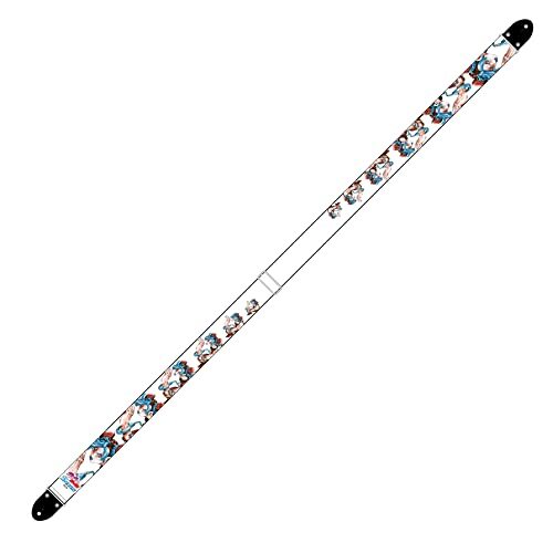 320 Design JoJo's Bizarre Adventure Correa de Guitarra Blanca JOJO-ST4 Limitada NUEVA - Imagen 5 de 5
