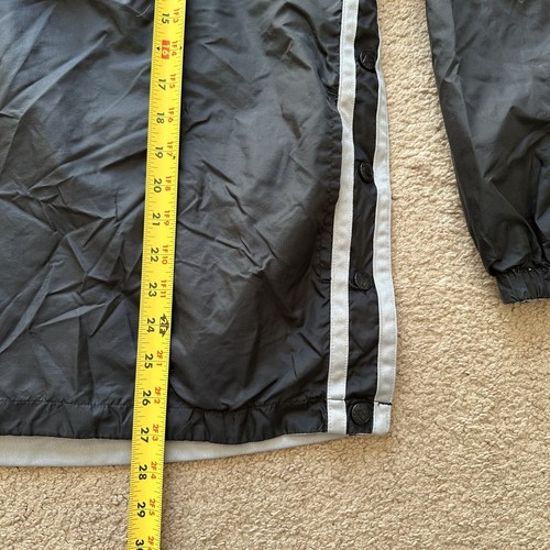 San Francisco Giants Windbreaker Mens Large Genuine Stuff Hood Jacket Pockets - Picture 8 of 12