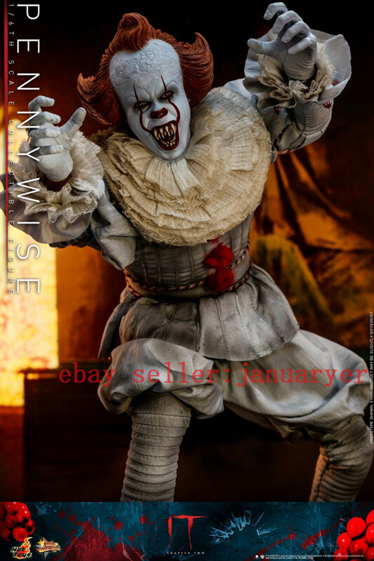 Perfect Hot Toys Mms555 1/6 It Chapter Two Pennywise Action Figure