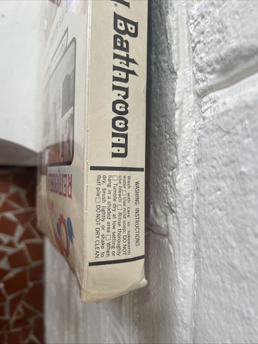 Juego de cubierta de tanque de inodoro de baño retro Monsanto vintage NOS 60S 70s azul acrílico - Imagen 6 de 8
