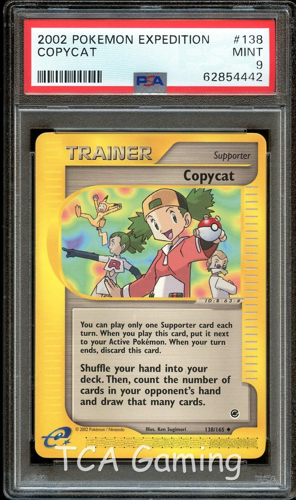 PSA 9 MINT Copycat 138/165 Expedition Base Set Pokemon Card 442