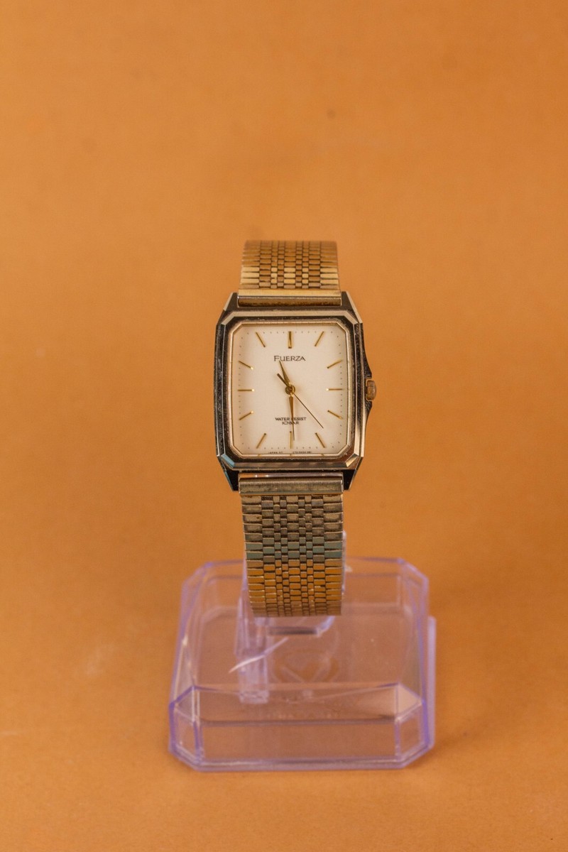 Orient Fuerza Rectangular 34x28mm Mens Quartz Watch | eBay