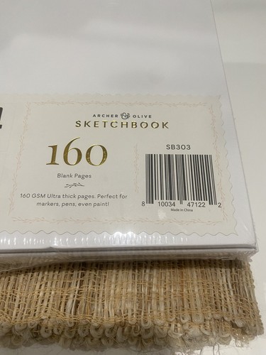 Rare archer and olive sketchbook black 160 blank pages - Picture 4 of 6