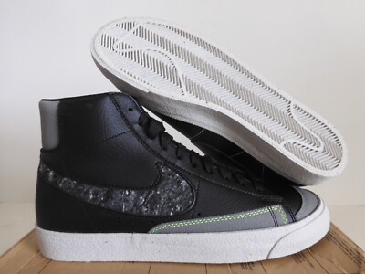 NIKE BLAZER MID '77 ''RECYCLED WOOL'' BLACK-SMOKE GREY SZ 10 [CW6726-001]