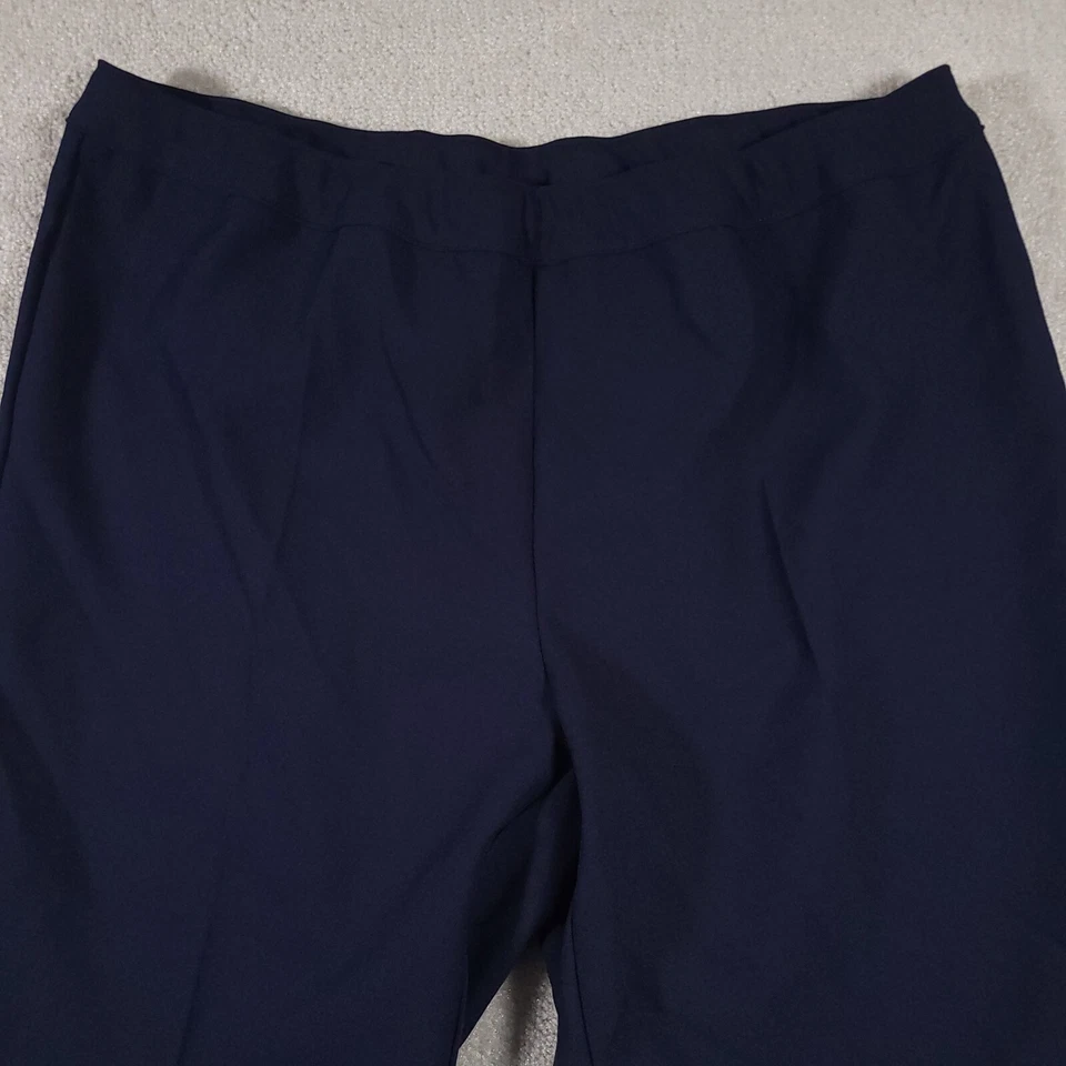 Bend Over Levi's Pull On Pants Women's 24WP Blue Elastic Waist High Rise - Image 3 of 4