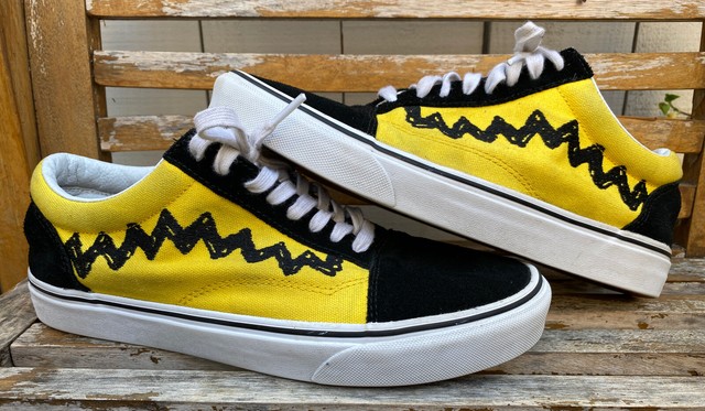 vans peanuts yellow old skool