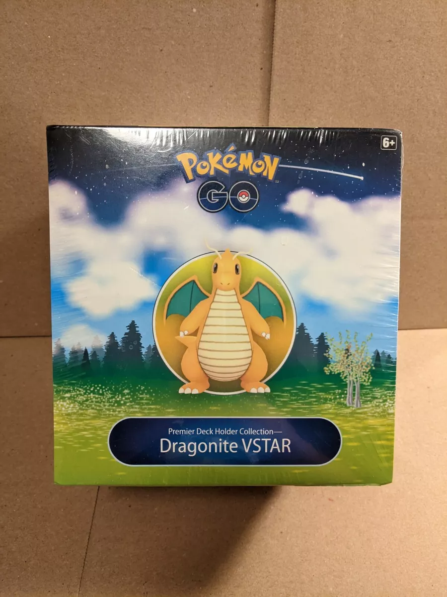  Pokémon TCG: Pokémon GO Premier Deck Holder  Collection—Dragonite VSTAR : Toys & Games