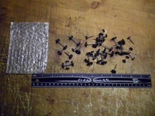 50 Vintage Rubber 1/2" 5/8" 3/8" Midgetoy Tootsietoy Slush Small Toy Tire Wheels