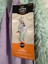 NEW W/ TAGS LLAMA UNICORN HALLOWEEN COSTUME 4-5T