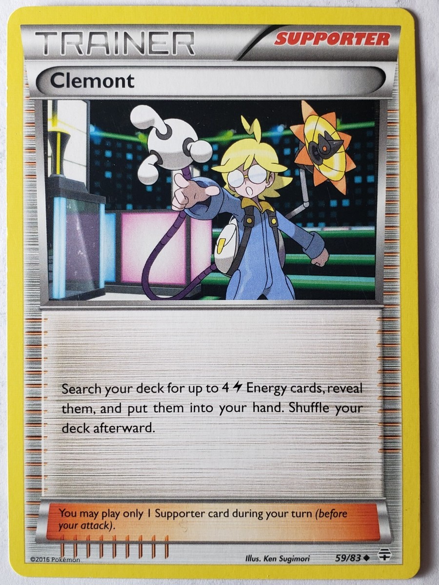 Clemont 59/83 LP - XY Generations Pokemon Card $2 Combined
