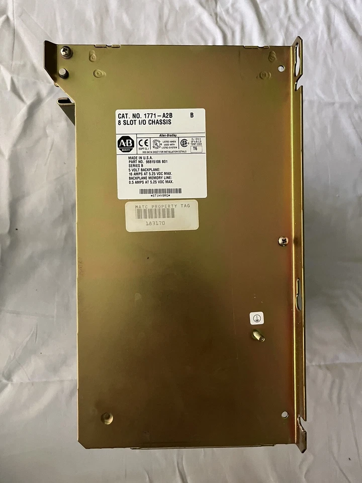 Chasis Allen Bradley Ab 1771-A2B 8 Ranuras Serie B ENVIAMOS INTERNACIONALMENTE Foto 2 de 4
