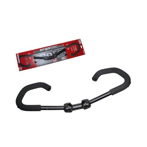 Cintre de vélo pliable Ergotec en alu noir de 600mm pour un gain de place