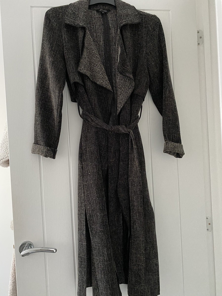 Ladies New Look Grey Waterfall Jacket UK