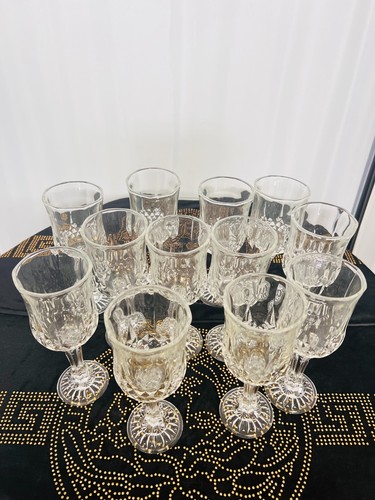 Wine Glasses Crystal Glass Clear 200ml High Quality 12 Glasses for 12 People  - Picture 2 of 6
