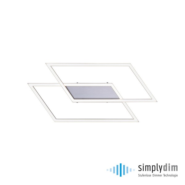 Led Deckenlampe Dimmbar Per Wandschalter Memory Funktion Downlight Rahmenleuchte-image