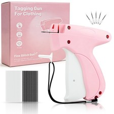 Stitch Gun for Clothes - Handheld Quick Clothing Fixer Pink White