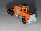 Hot Wheels No. 6672 Steering Rigs Cabs Peterbilt - Orange 1980 VTG HONG KONG