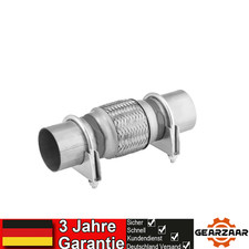 Edelstahl 55x100 Flexrohr + 2x Schellen für AUDI A3 A4 B5 A6 VW PASSAT 3B 1.8 Cv