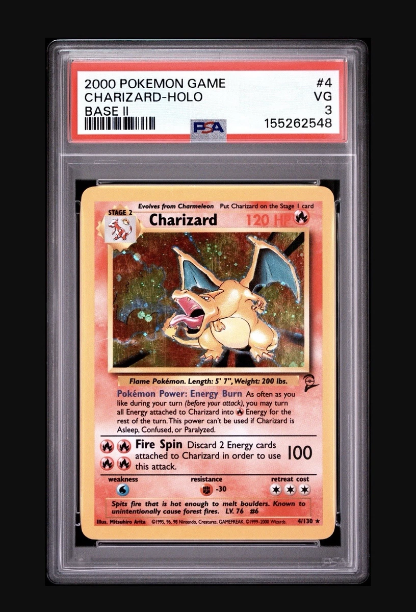 2nd edition charizard pokemon card value Charizard Pokémon TCG Holo Rare Base Set 2 Individual Collectible Card Game Cards  for sale