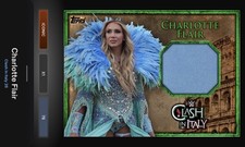 Charlotte Flair - Green Mat Relic Iconic - Topps Slam WWE Clash In Italy 26