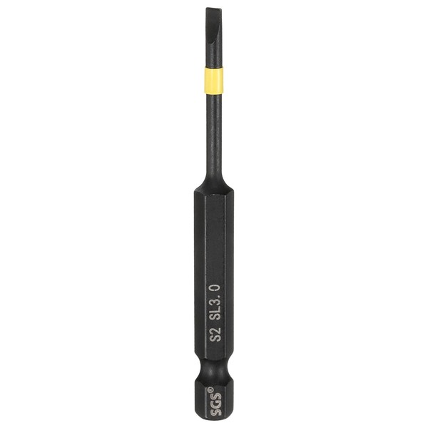 "FüR SL3 Schlitz-Schraubendreher-Bits 1/4\" Sechskantschaft 3\" Magnetbit"-image