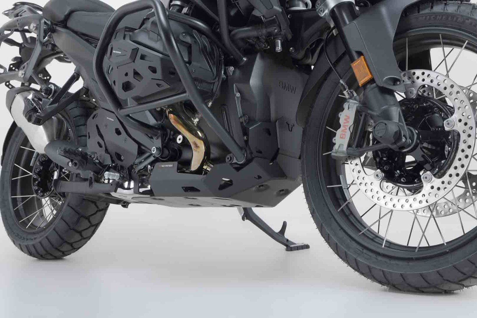 Sabot moteur noir BMW R 1300 GS pour le voyage aventure et le tout-terrain