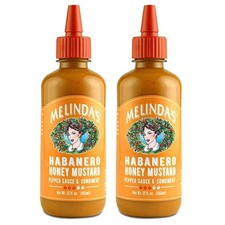 Melinda s Habanero Honey Mustard - Hot Sauce 12 Ounce Pack of 2