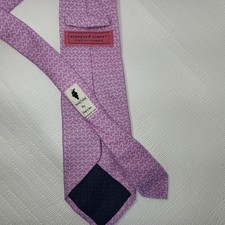 VINEYARD VINES Silk Tie Purple Whale Hand Picked by Shep Ian Martha s Vineyard