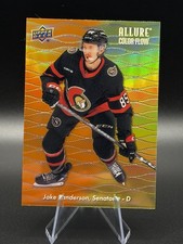 2023-24 Upper Deck Allure - Color Flow Jake Sanderson #CF-22 Red Orange Senators