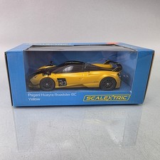 Scalextric C4212 Pagani Huayra Roadster BC Yellow 1/32 Scale Slot Car DPR NEW